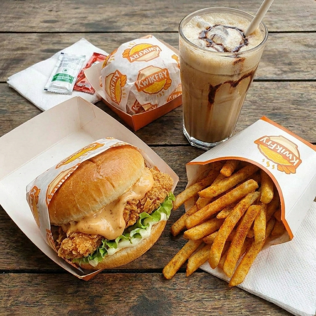 Fried Veg Burger