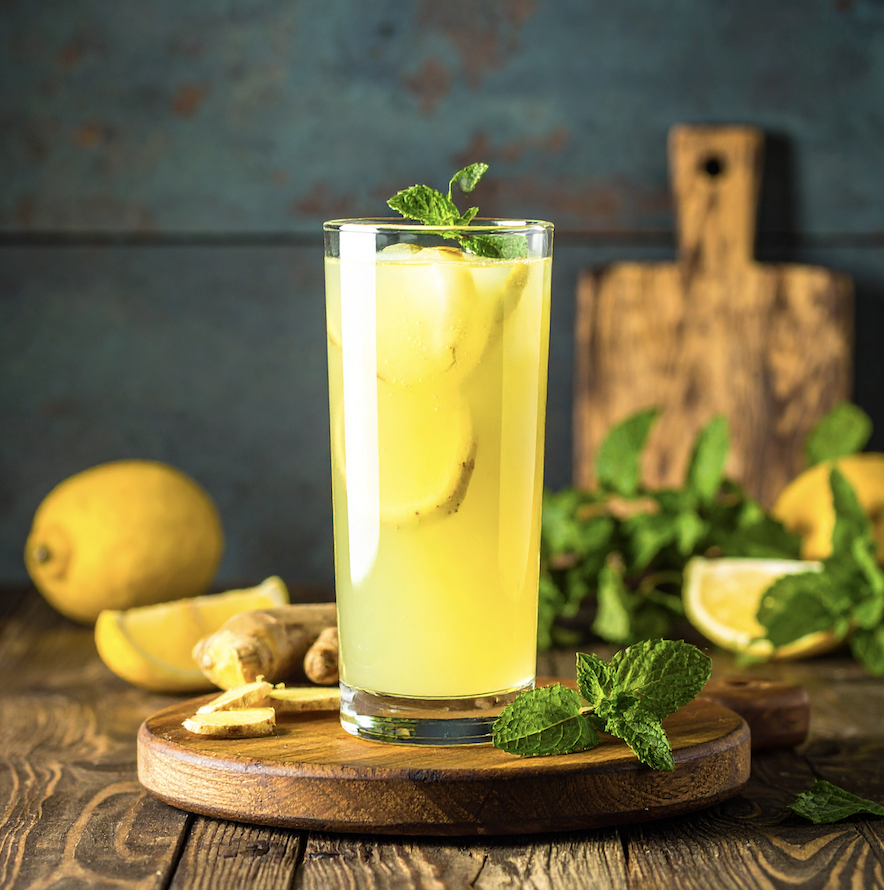 Ginger Mint Lemonade